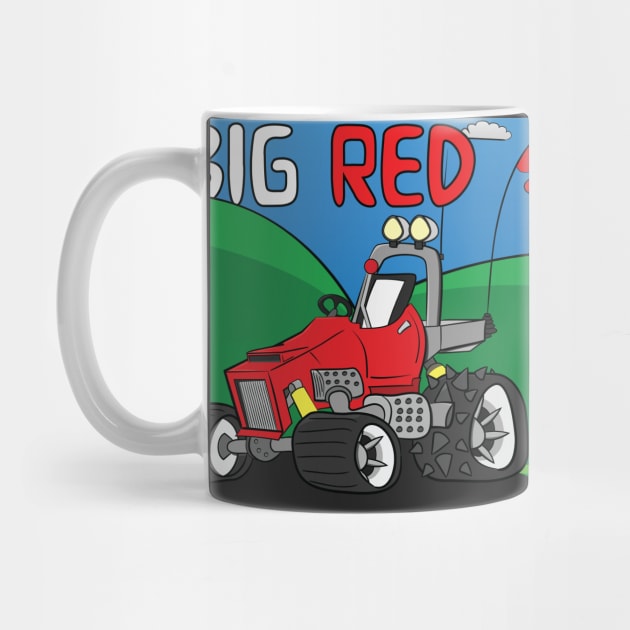 Big Red Truck by Dad n Son Designs